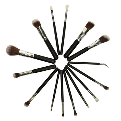 Set of 15 Professional Synthetic Makeup Brushes - My Store