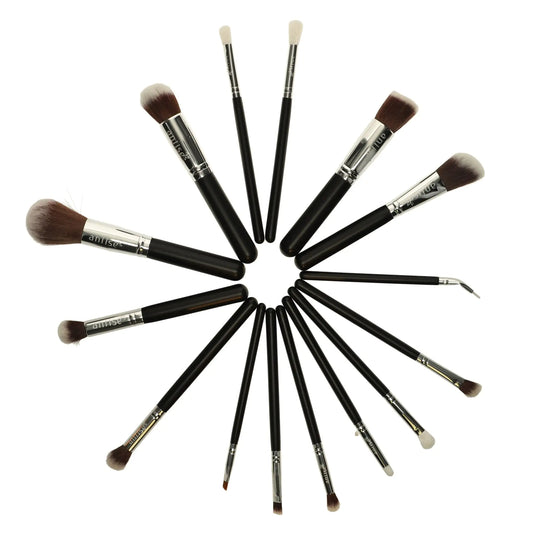 Set of 15 Professional Synthetic Makeup Brushes - My Store