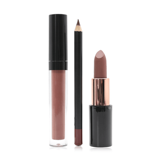 Three - Piece Lipstick Set! 4 (Bundle 8 pcs) - Expert Cosmetics