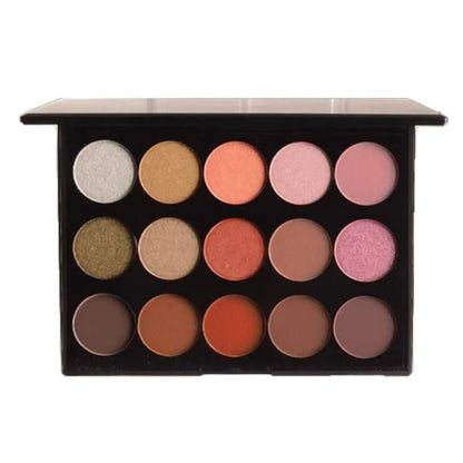 15 Shade Powdered Eyeshadow Palette - My Store